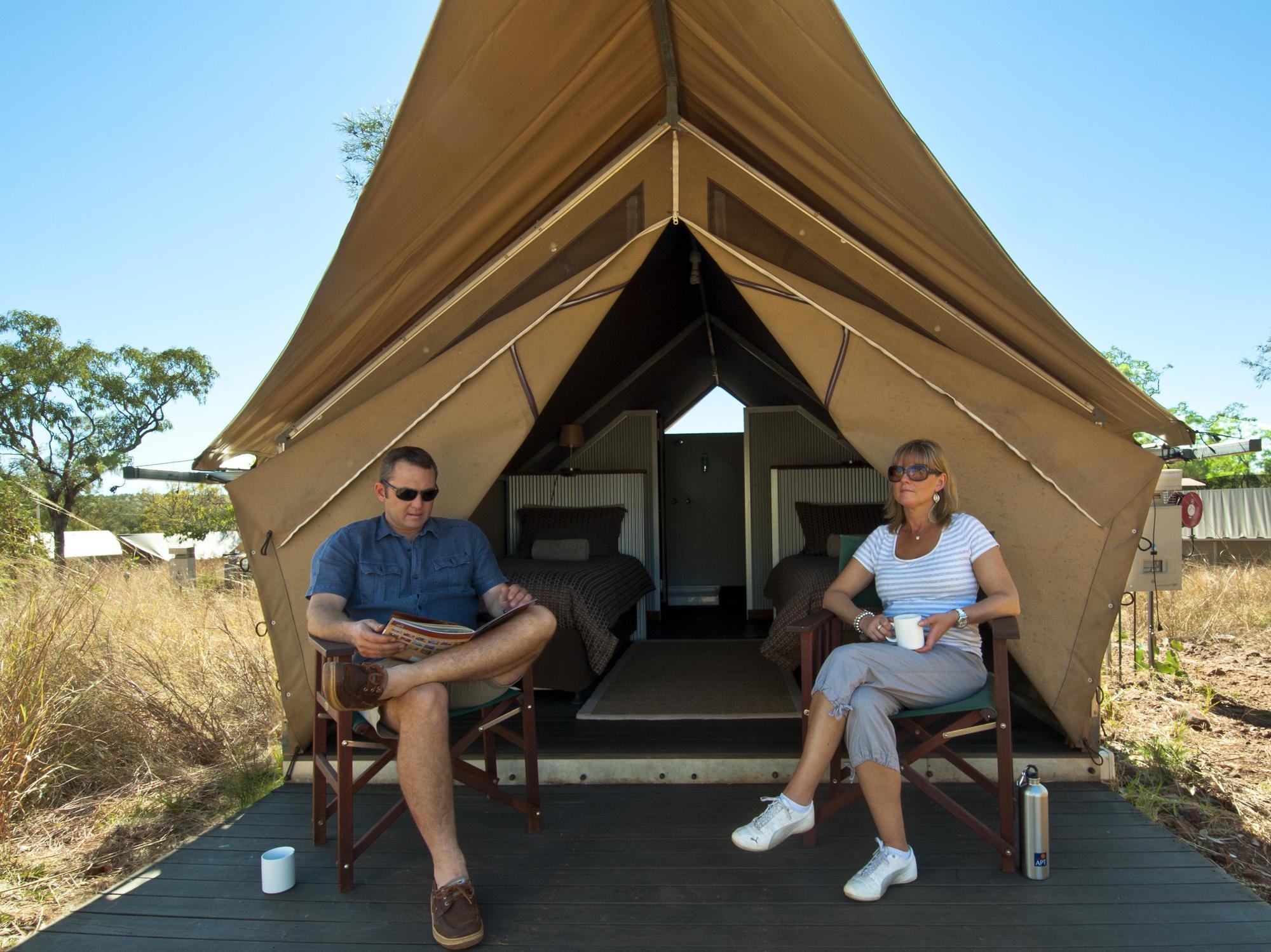 Bell Gorge Wilderness Lodge King Leopold Ranges Exteriör bild